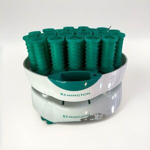 REMINGTON green BodyWaves WAX CORE 20 HOT ROLLERS CURLERS lasting curls.NO Clips